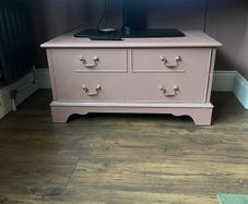 vintage chest that needs upcycling