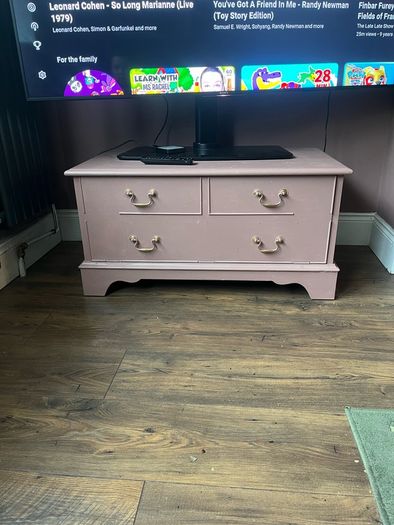 vintage chest that needs upcycling