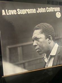 John Coltrane A Love Supreme LP vinyl record