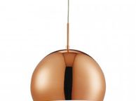 main image for ad Copper Ball Light Pendant Ceiling Light 30 cm Diameter