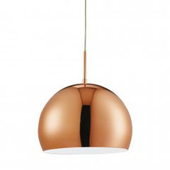 Copper Ball Light Pendant Ceiling Light 30 cm Diameter