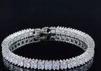Sterling Silver Tennis Bracelet