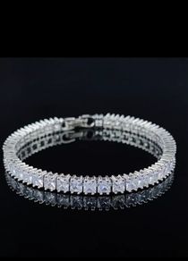 Sterling Silver Tennis Bracelet