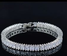 Sterling Silver Tennis Bracelet