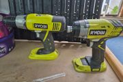 Ryobi pair. Drill and Impact Driver