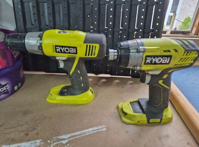 Ryobi pair. Drill and Impact Driver