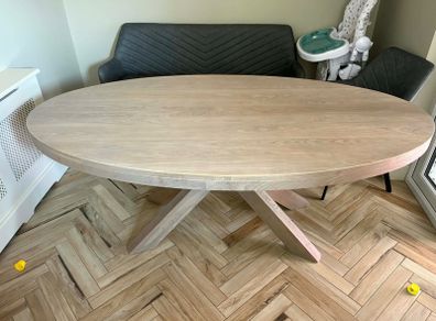 Dining table and bench