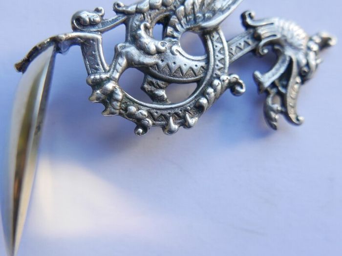 Antique 835 Silver Spoon, Highly Decorated Silver 835 - 26,5g