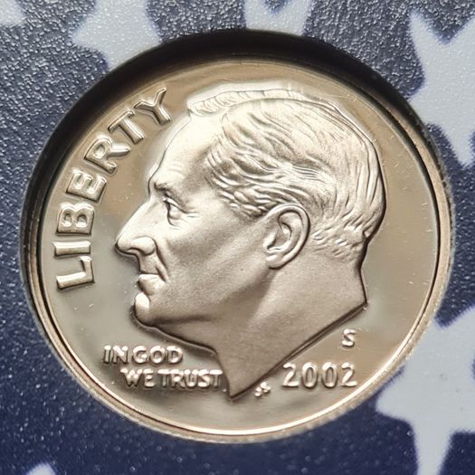 2002s 1 One Dime Proof  Coin