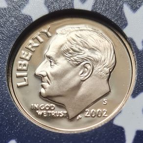 2002s 1 One Dime Proof  Coin