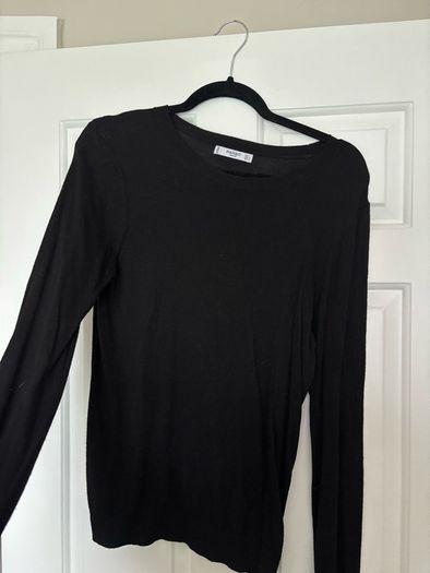 Mango black sweater size L
