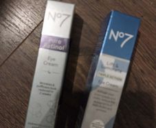 No7 Pure Retinol Eye Cream and No7 Lift & Luminate Triple Action Eye Cream Please read description