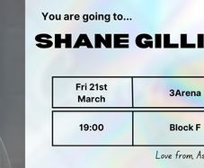 Personalised concert event ticket