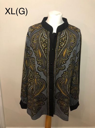 Bob Mackie paisley blouse (XL)