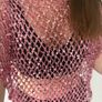 Heading off to EP? Amazing crochet sequin poncho Image 3
