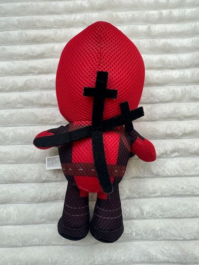 Official Marvel Comics Deadpool Heart Sign 12" Large Plush Soft Used Please see pictures