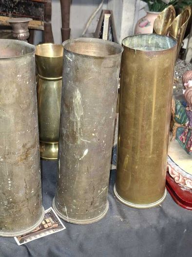 Old Brass Shells WW1 ETC. for sale Price is for the 1, Postage Available or Collection