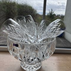 Waterford crystal and 6 glasses.