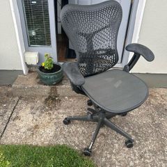 Herman Miller Mirra Graphite Chair Fully Loaded