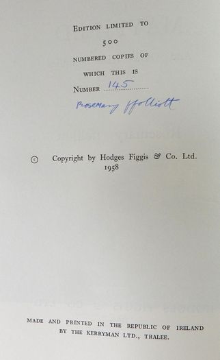The Pooles of Mayfield And Other Irish Families. Signed, Rosemary Ffolliott, Limited edition.