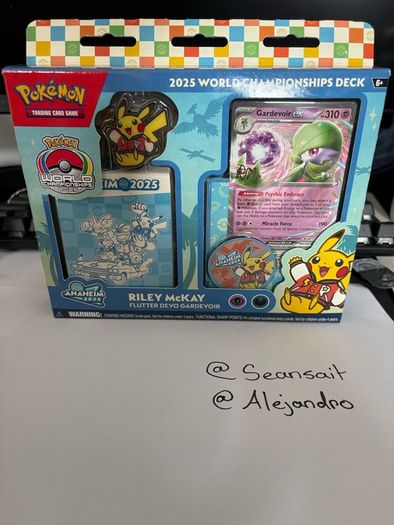 Pokemon 2025 Flutter Devo Gardevoir World Championship Deck