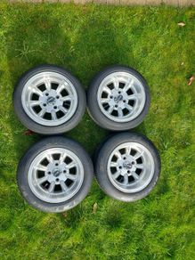 4x108 minilites type alloys deep dish 13"