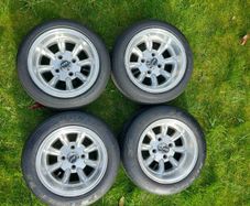 4x108 minilites type alloys deep dish 13"