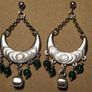 Sterling Silver Earrings and Natural Stones Image 2