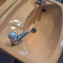 Retro/ Vintage bathroom sink and toilet Image 2