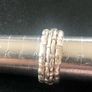 sterling silver ring with wide band Image 5
