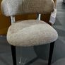 3 x Beige Fabric Dining Chairs Like New in Box Image 8