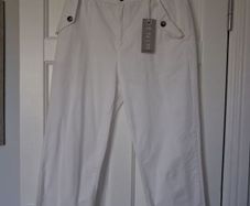 Mint Velvet Jeans Trousers - Ivory White - Size 12R - BNWT RRP 119