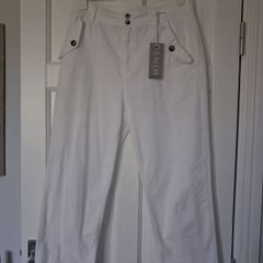 Mint Velvet Jeans Trousers - Ivory White - Size 12R - BNWT RRP 119