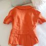 Orange Short Sleeve Jacket - Size 8 Image 4