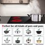 Ceramic Hob 60 cm Electric Hob 4 Zone with Touch Control 6000W 9 Power Levels Safety Lock Auto switch off safety Residual heat indicator Hard Wire, No Plug Included Image 2