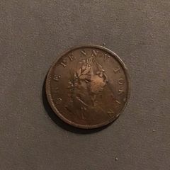 Ireland Geo III 1820 Penny Bank Token