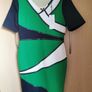 BNWT - KAREN MILLEN Colour Block Jersey Pencil Dress UK 12 Image 8