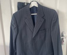 Pinstripe Van Kollem men's suit