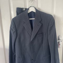 Pinstripe Van Kollem men's suit