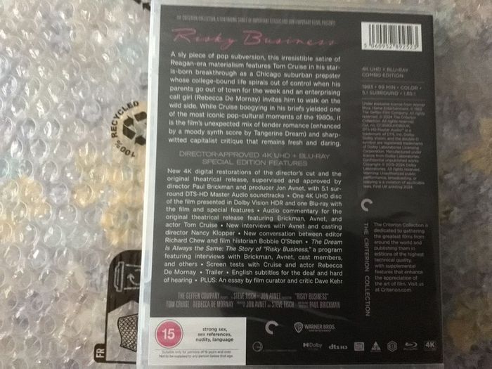 Risky Business 4K Criterion Collection