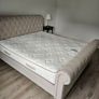 Super king bed with mattress Image 3
