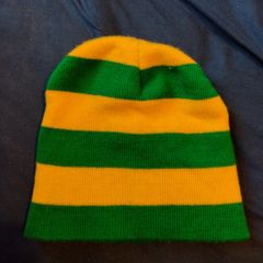 Green and Gold Hat