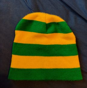 Green and Gold Hat