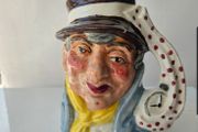 Vintage Ceramic Artful Dodger Character Jug Dickens Series Staffordshire