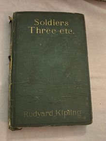 Antique Soldiers Three Etc. By Rudyard Kipling 1911