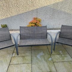 2 Seater & 2 x 1 Seater Garden Chairs For Sale