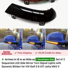 Volkswagen sequential wing mirror lights