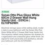 2 drawer wall hung bathroom unit Image 3
