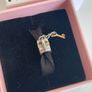 Pandora Two Tone Lock and 14k Gold Key Charm Image 5