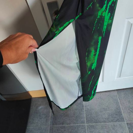 Brand New Green Tie Dye Split Hem Cami Dress size S